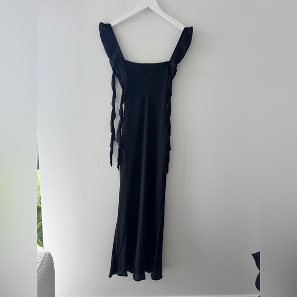 PRINCESS POLLY Lanai Black Maxi Dress 2 - Picture 6 of 8